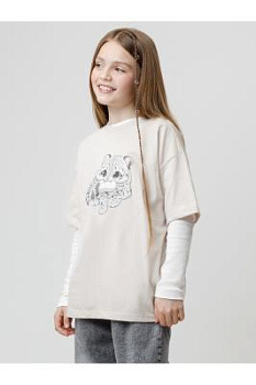 КР 302871_бежевый 4002 к623, фуфайка КР 302871_бежевый 4002 к623, фуфайка